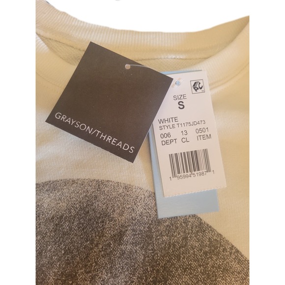 Grayson Threads Women's SM Skull Crew Neck Long Sleeve Graphic Sweatshirt Dress - Picture 10 of 11